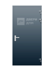 Дверь в лифтовой холл противопожарная алюминиевая ДП-555